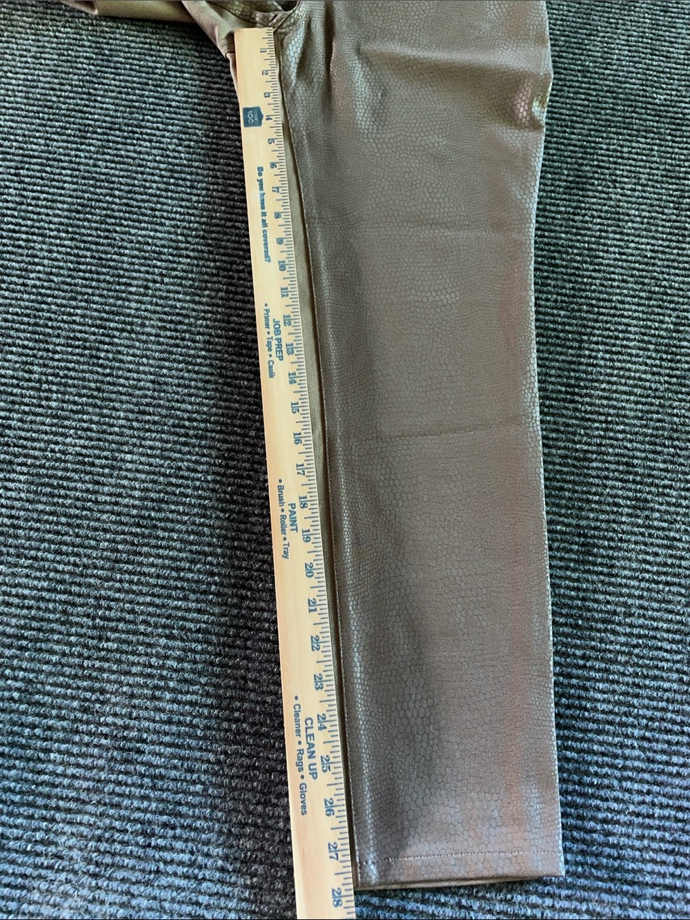 Chico's Neutral Taupe Textured Leggings.  SIze  .5/6  NWOT - Picture 12 of 13